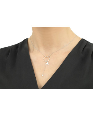 Silver Star Necklace 925 – Minimalist Rhodium-Plated Jewellery