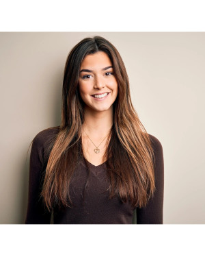 14k Gold Two Hearts Pendant | Elegant Dual-Tone Love Jewellery