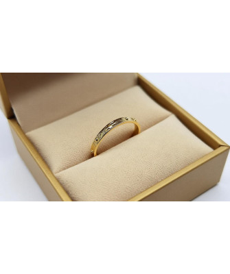 14k Gold Rosary Ring – Elegant Minimal Spiritual Jewellery