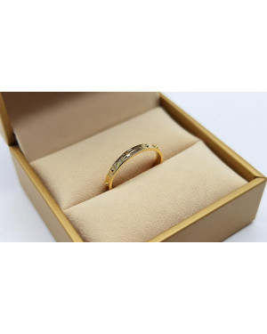 14k Gold Rosary Ring – Elegant Minimal Spiritual Jewellery