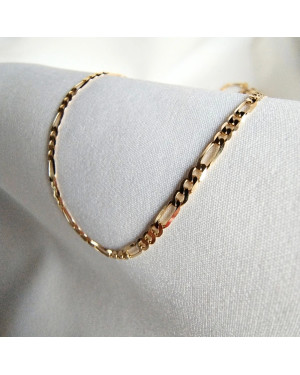 14k Gold Figaro Chain 45 cm – Elegant Gold Necklace