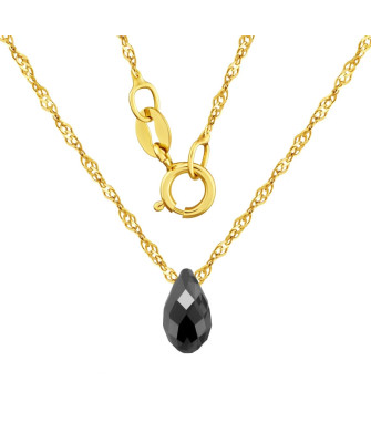 8k Gold Necklace with Swarovski Crystal – Elegant Women’s Jewellery