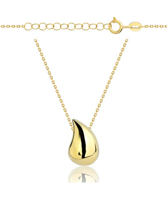 Gold-Plated Teardrop Necklace – Elegant Minimalist Jewellery