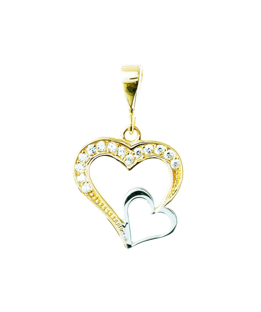 FASHIONABLE GOLD HEART PENDANT