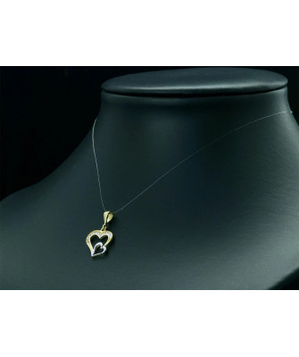 FASHIONABLE GOLD HEART PENDANT