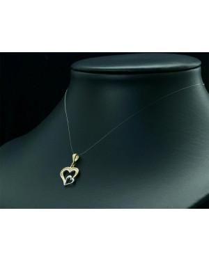 FASHIONABLE GOLD HEART PENDANT