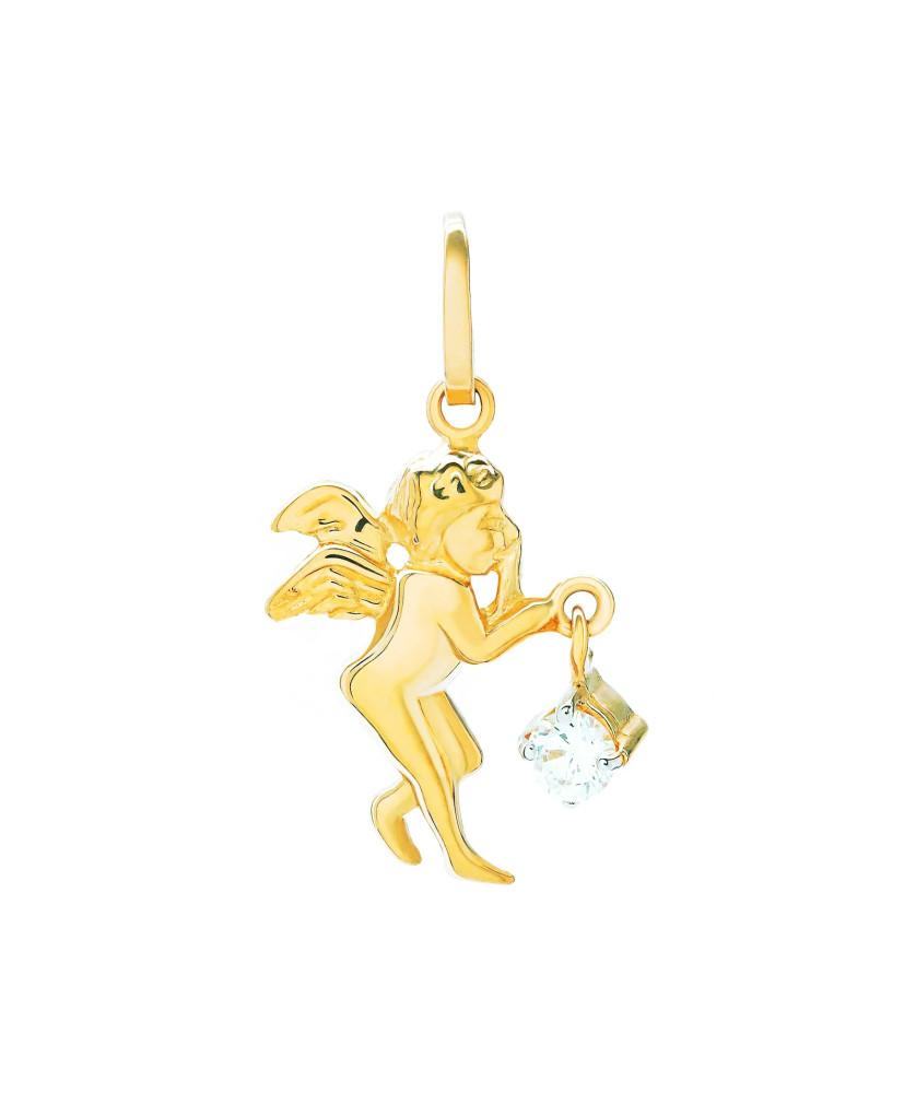ANGEL Gold pendant Charm