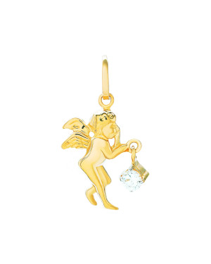 ANGEL Gold pendant Charm