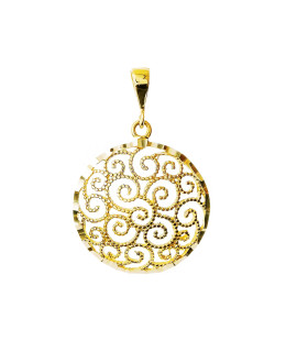 GOLDEN filigree pendant