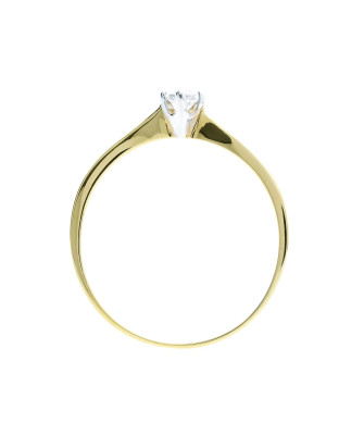 Delicate classic engagement ring cubic zirconia