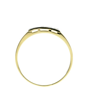 Ring with cubic zirconia 8k