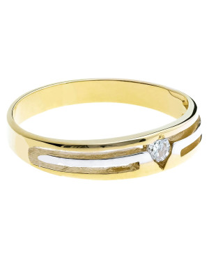 Ring like a band with a stone 8k gold