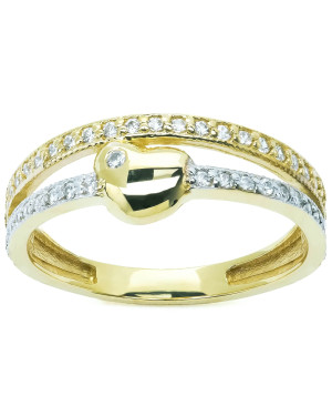 Shiny ring convex heart 8k