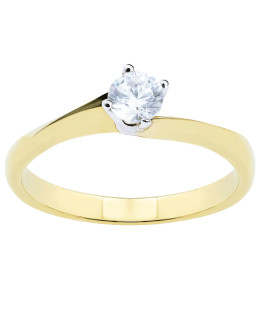 Original engagement ring with a stone