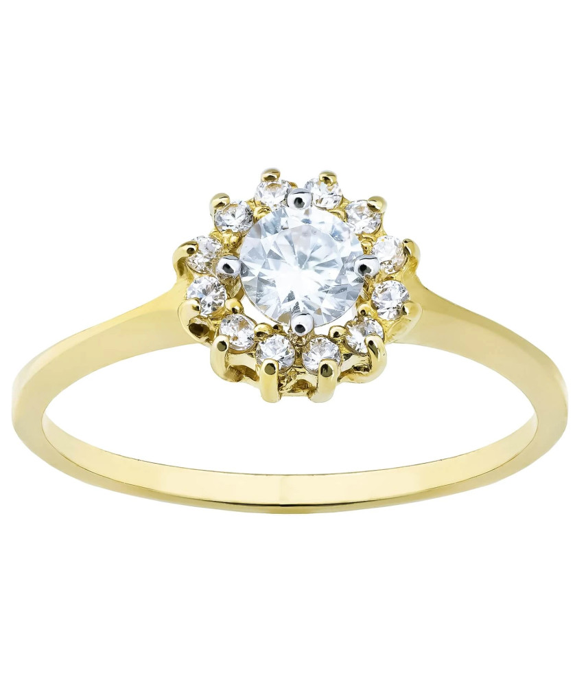 Flower ring zirconia 8k