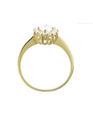 Flower ring zirconia 8k