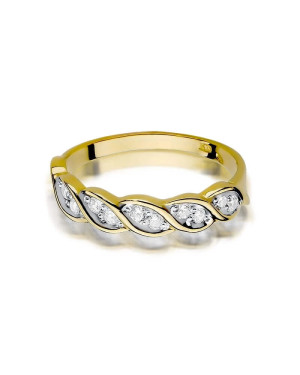 14k Gold Ring with 0.20ct Brilliant Diamond
