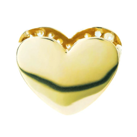 Gold pendant 3D INFINITY HEART W1.824 | GoldJewellery