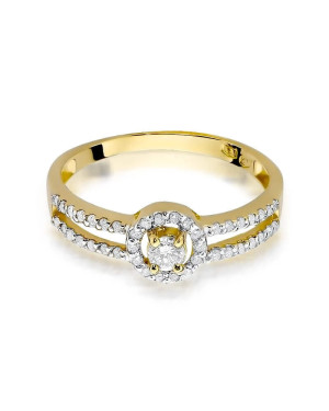 14k Gold Ring with 0.31ct Brilliant Diamond