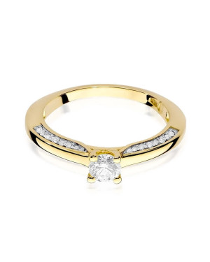 14k Gold Ring with 0.44ct Brilliant Diamond