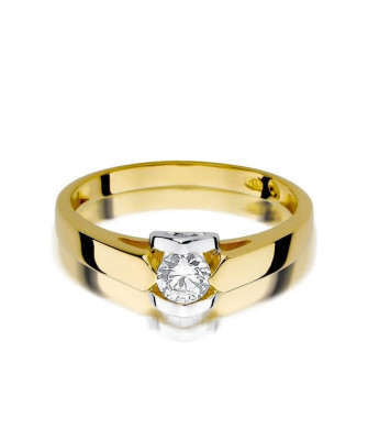 14k Gold Ring with 0.30ct Brilliant Diamond