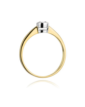 14k Gold Ring with 0.30ct Brilliant Diamond