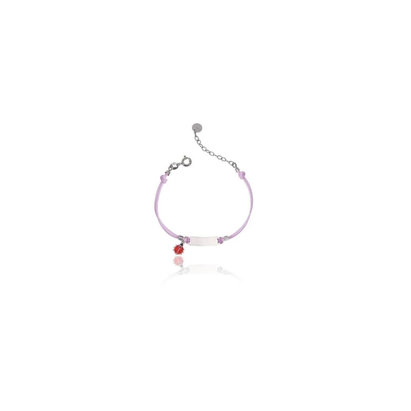 Ladybug princess bracelet engraved SBS39 | GoldJewellery