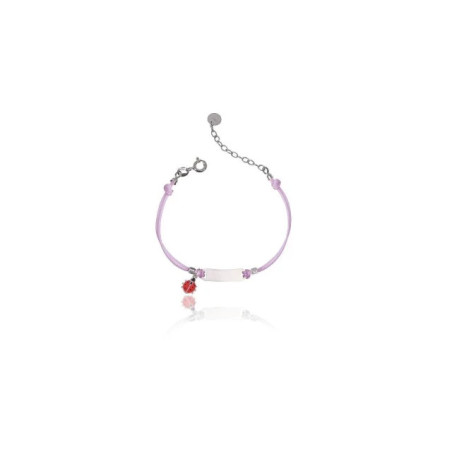 Ladybug princess bracelet engraved SBS39 | GoldJewellery