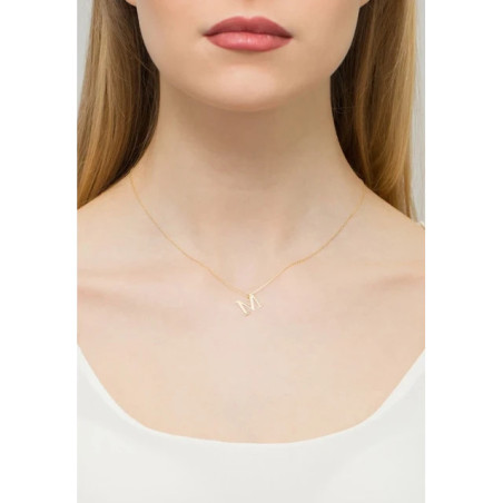 ⭐ Gold letter A pendant ♥ GoldJewellery