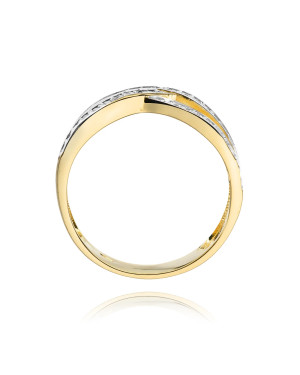 14k Gold Ring with 0.27ct Brilliant Diamond