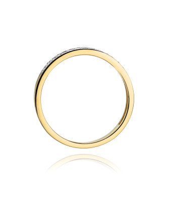 14k Gold Ring with 0.09ct Brilliant Diamond
