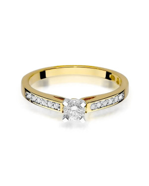 14k Gold Ring with 0.36ct Brilliant Diamond