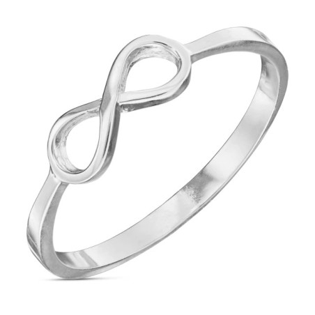 585 white gold infinity ring P3.1543BP | GoldJewellery