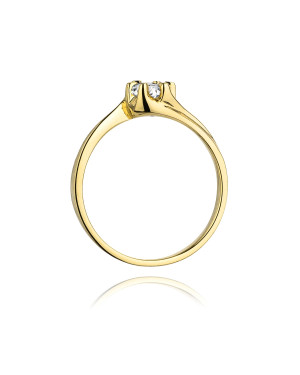 14k Gold Ring with 0.30ct Brilliant Diamond