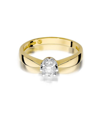 14k Gold Ring with 0.30ct Brilliant Diamond