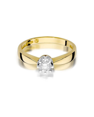 14k Gold Ring with 0.30ct Brilliant Diamond