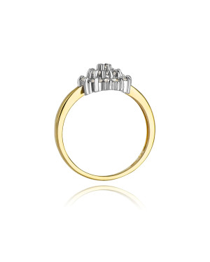 Złoty Pierścionek 14k z diamentem brylant 0,40ct