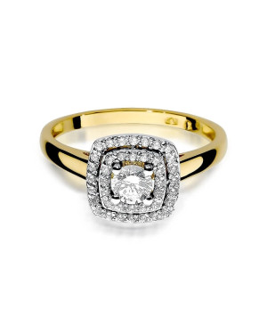 14k Gold Ring with 0.30ct Brilliant Diamond