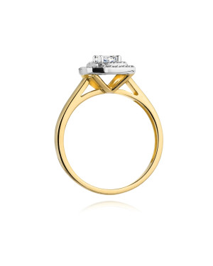 14k Gold Ring with 0.30ct Brilliant Diamond