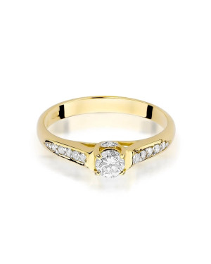 14k Gold Ring with 0.33ct Brilliant Diamond