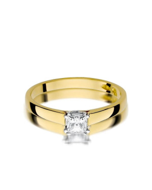 14k Gold Ring with 0.30ct Brilliant Diamond