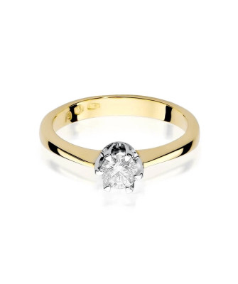 14k Gold Ring with 0.30ct Brilliant Diamond