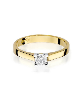 14k Gold Ring with 0.30ct Brilliant Diamond