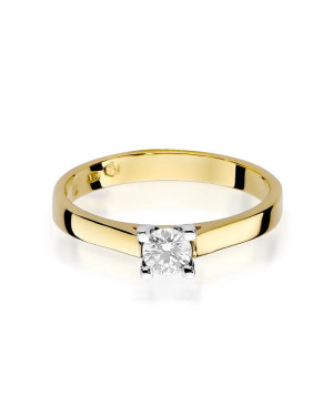 14k Gold Ring with 0.30ct Brilliant Diamond
