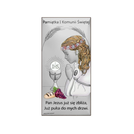 SOUVENIR OF THE FIRST HOLY COMMUNION FOR A GIRL (HEART)