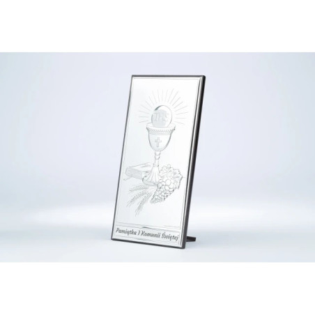 Silver communion souvenir picture