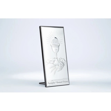 Silver communion souvenir picture