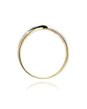 14k Gold Ring with 0.05ct Brilliant Diamond