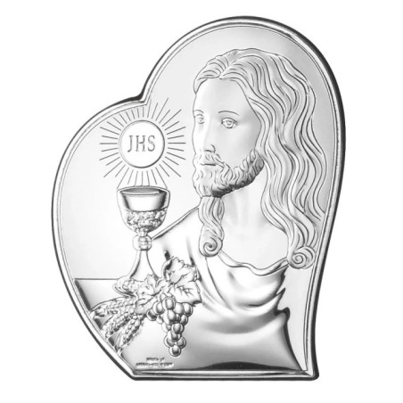 Original communion souvenir - wood heart