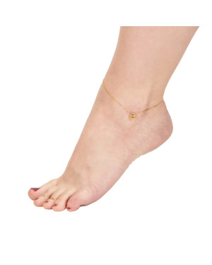 14ct Yellow Gold LOVE Anklet